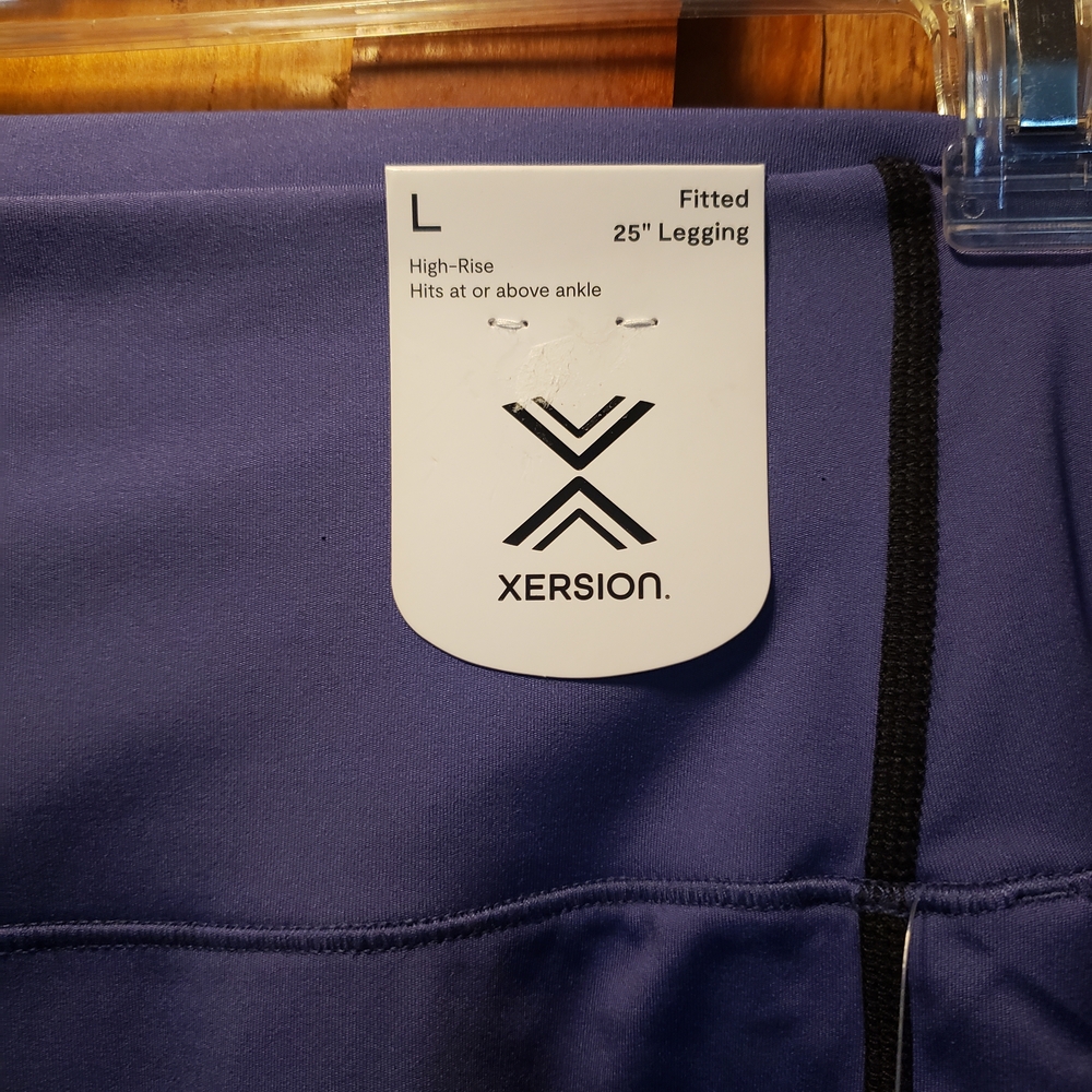 Xersion Women's Purple Leggings - Picture 3 of 3